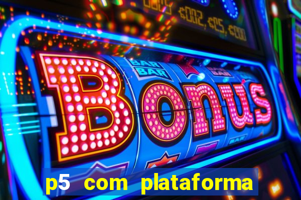 p5 com plataforma de jogos